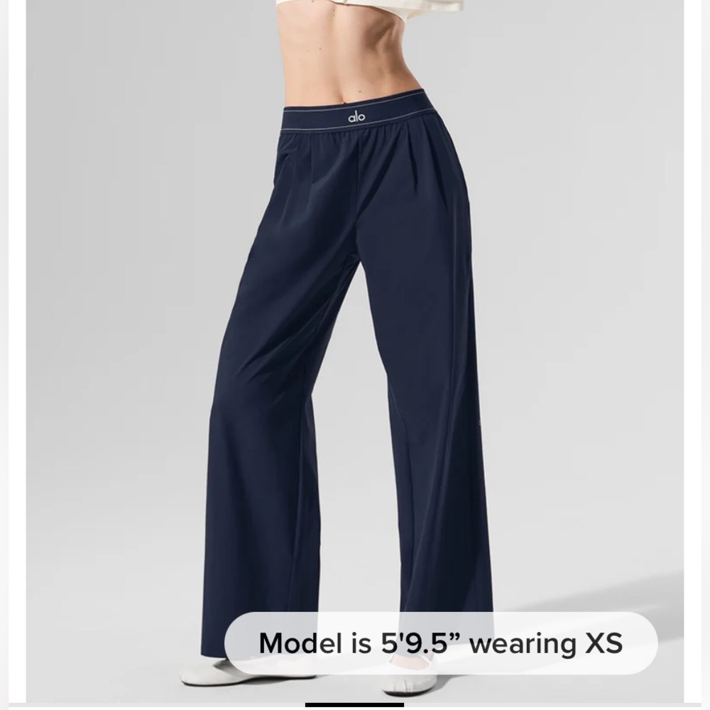 ALO Suit up trouser regular brand new size small; 30” inseam.  $148 Retail